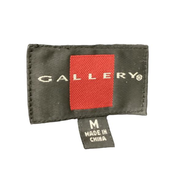 Gallery Bomber Jacket Women’s SZ M Faux Fur With Genuine Fox Fur Hood Trim Brown - Picture 6 of 6